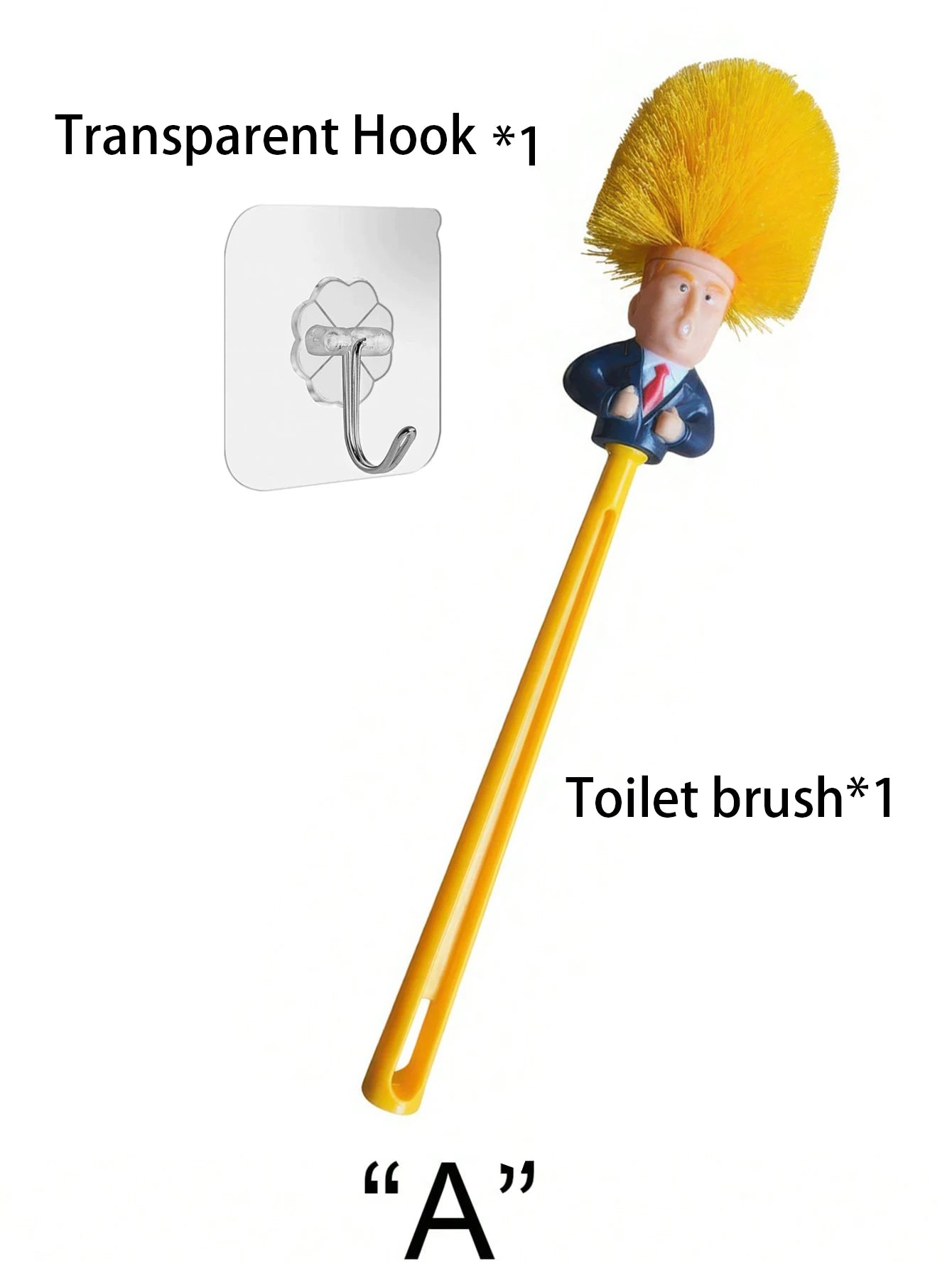 Bathroom Cleaner Toilet Brush with Handle