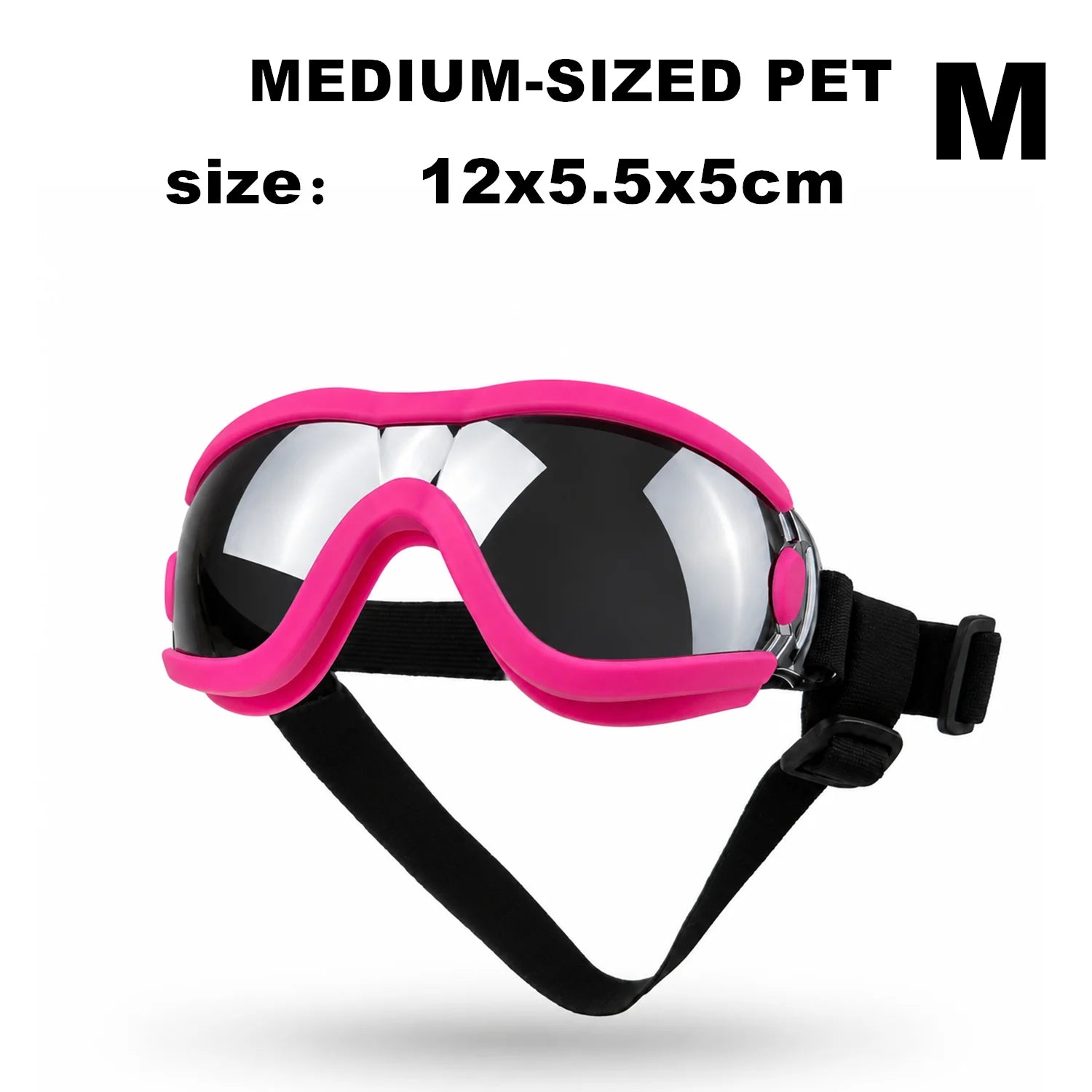 Pet Adjustable Dog Goggles – Anti-UV Sun Glasses for Eye Protection