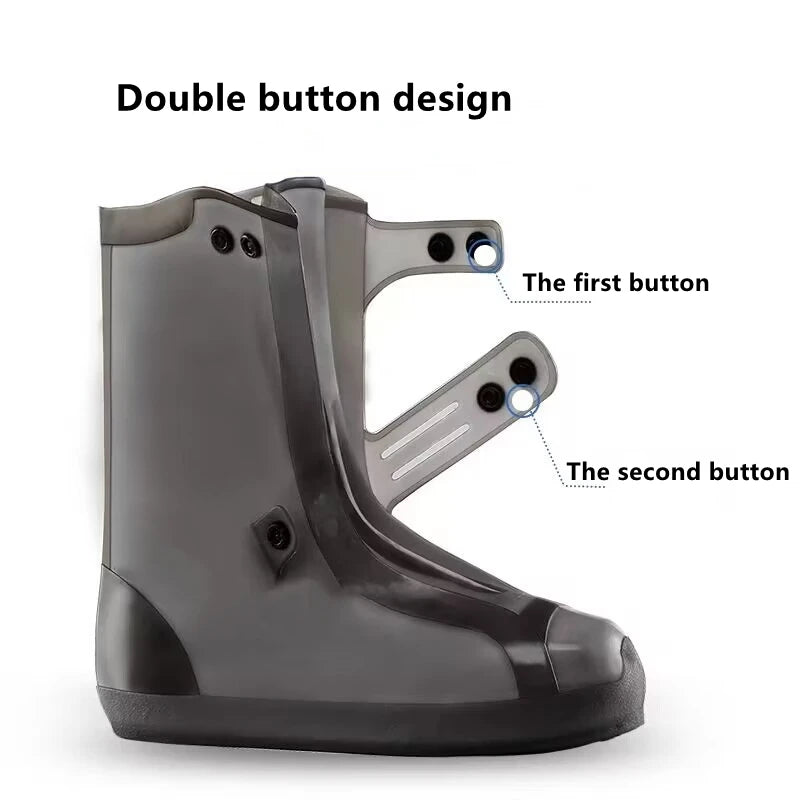 Fundas impermeables de caña alta para botas de lluvia