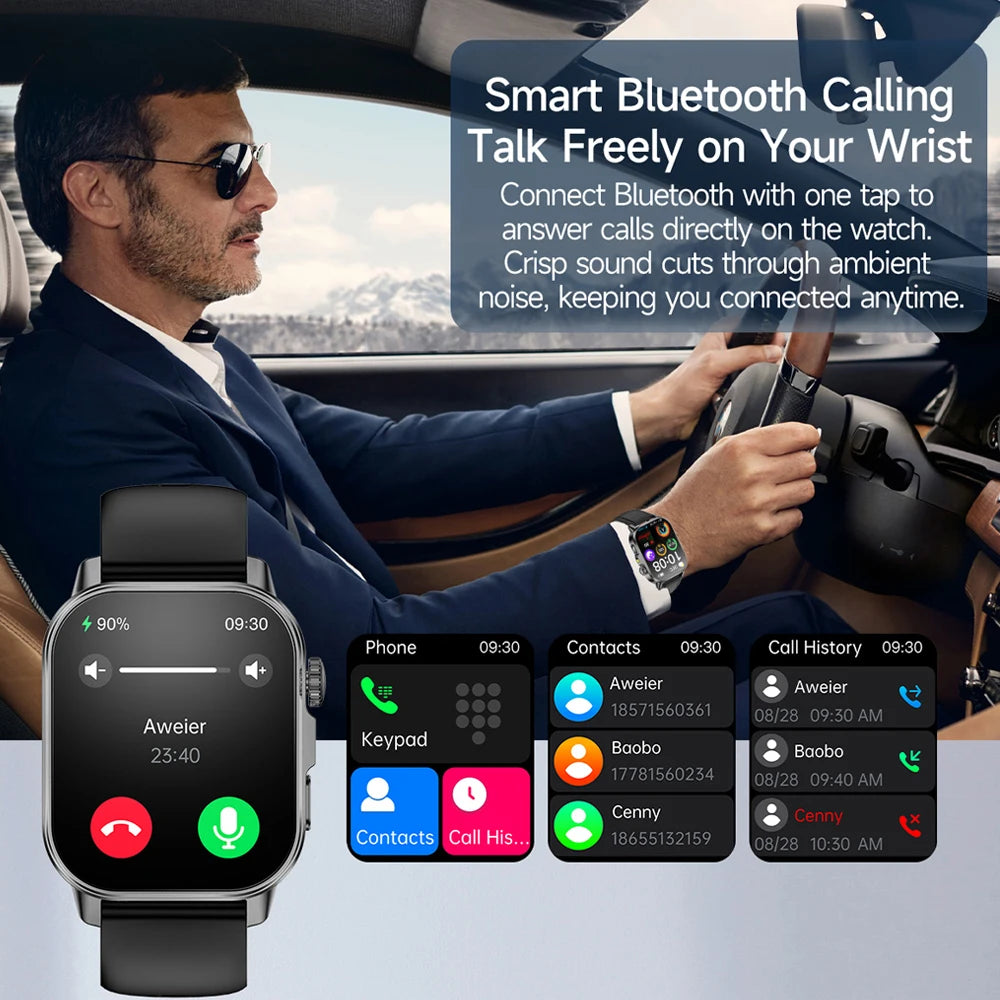Reloj inteligente HD con Alexa integrada y monitoreo de salud completo