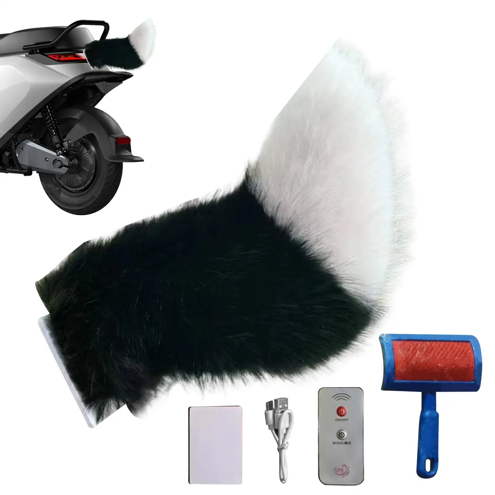 Animal Tail for Scooter &  Car biomimetic dynamic motion