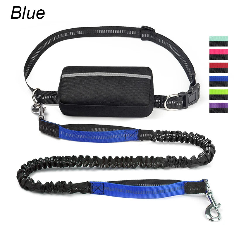 Multifunctional Sports Waist Bag with Hands-Free Dog Leash
