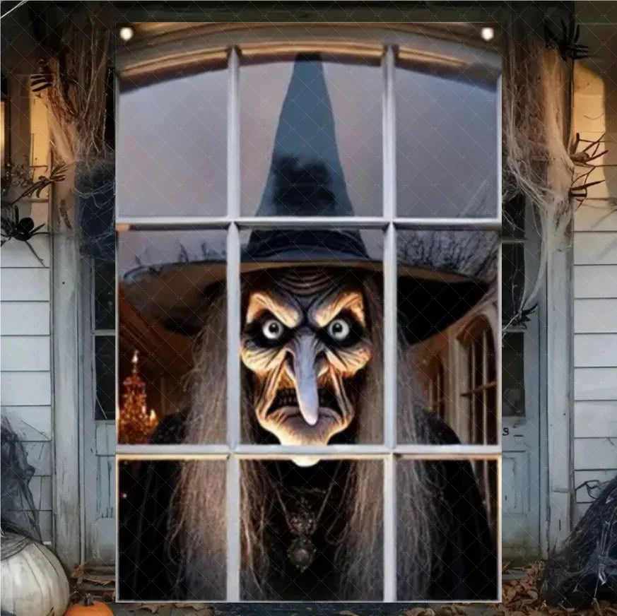 Halloween Curtain Banner