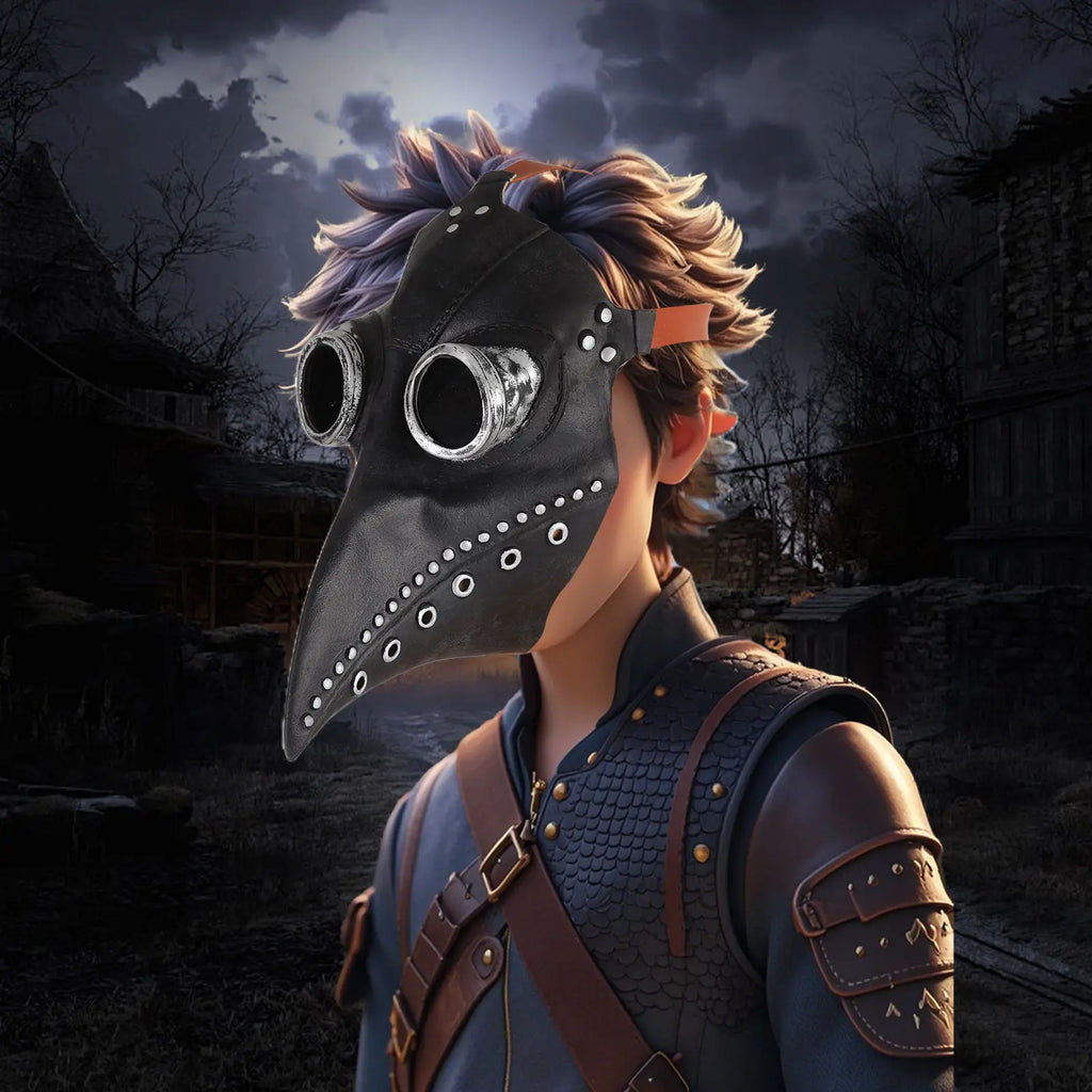 Steampunk Bird Beak Mask for Halloween Cosplay &  Photography