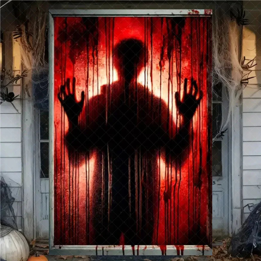Halloween Curtain Banner