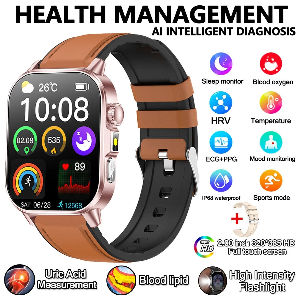 Alexa Built-In HD Smart Watch  Full Health Monitoring