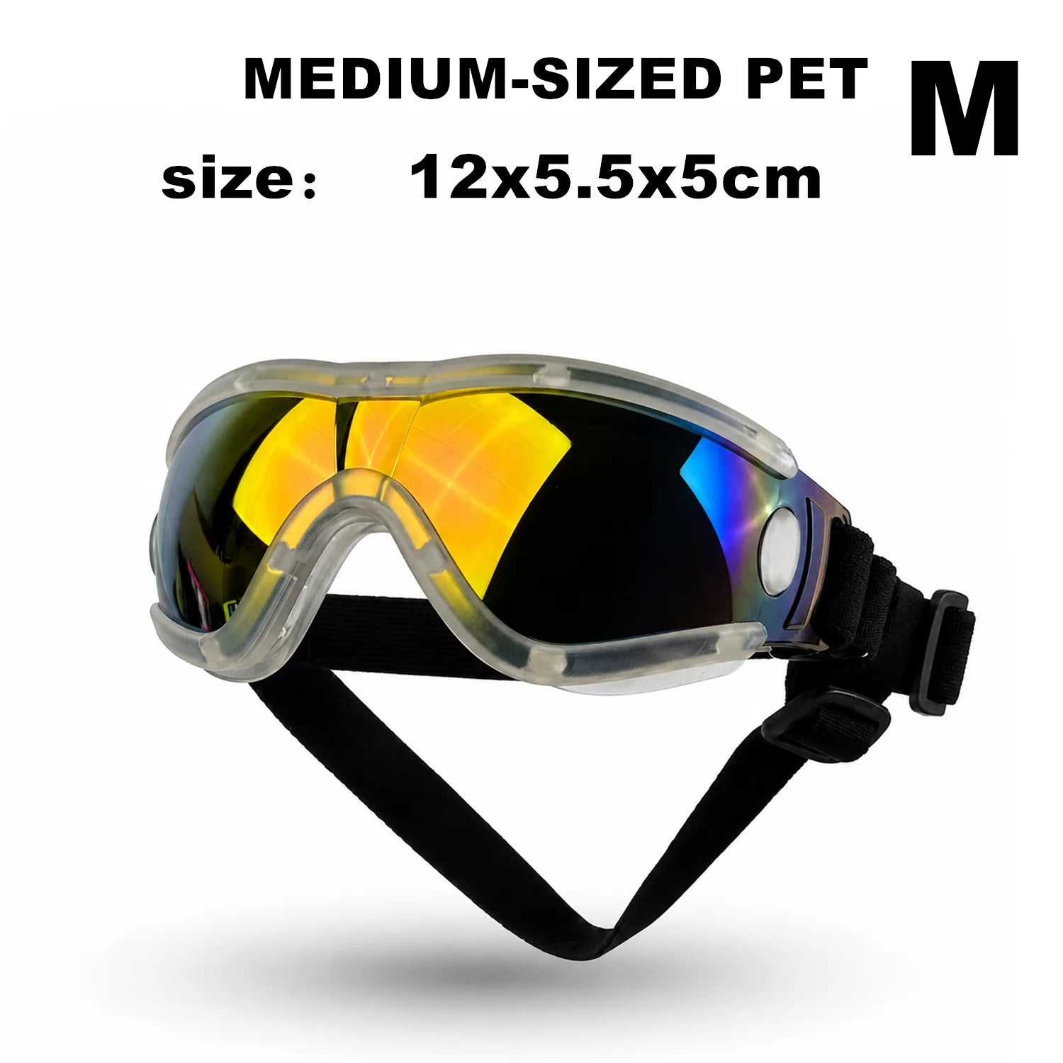 Pet Adjustable Dog Goggles – Anti-UV Sun Glasses for Eye Protection