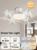 Decken-LED-Ventilatorleuchte Fernbedienung Einstellbar 3-Stufen
