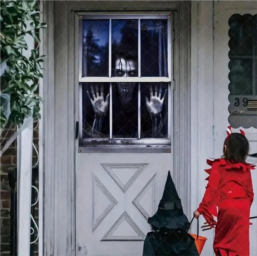 Halloween Curtain Banner