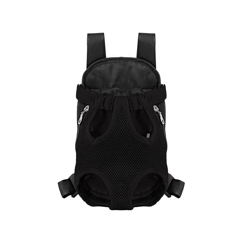 Mochila Transportadora Delantera para Mascotas – Bolsa de Viaje de Malla Transpirable para Perros y Gatos Pequeños
