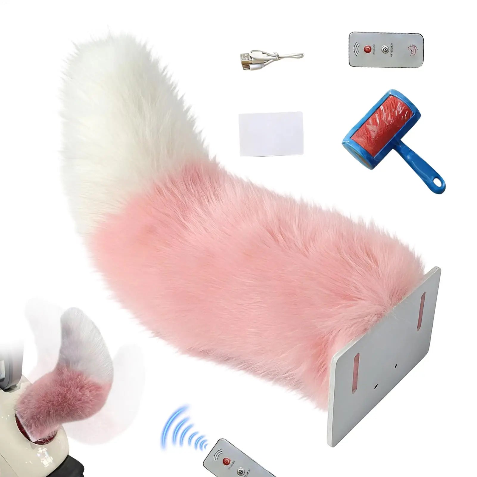 Animal Tail for Scooter &  Car biomimetic dynamic motion