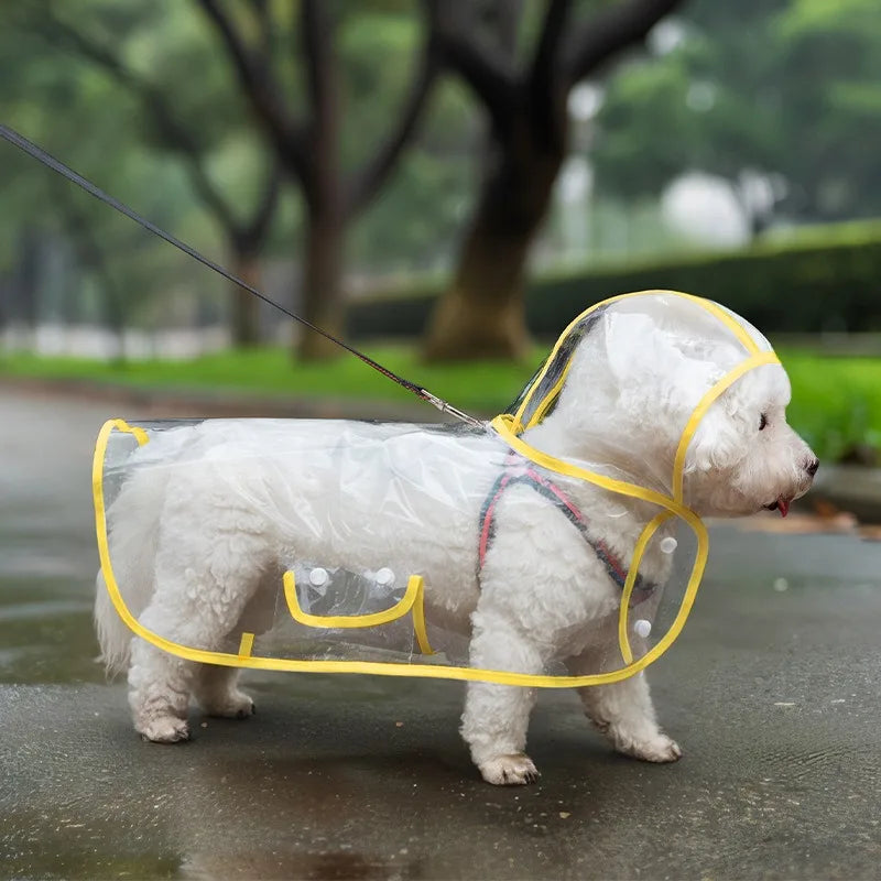 Impermeable para cachorros – Mono impermeable para perros y gatos pequeños y medianos