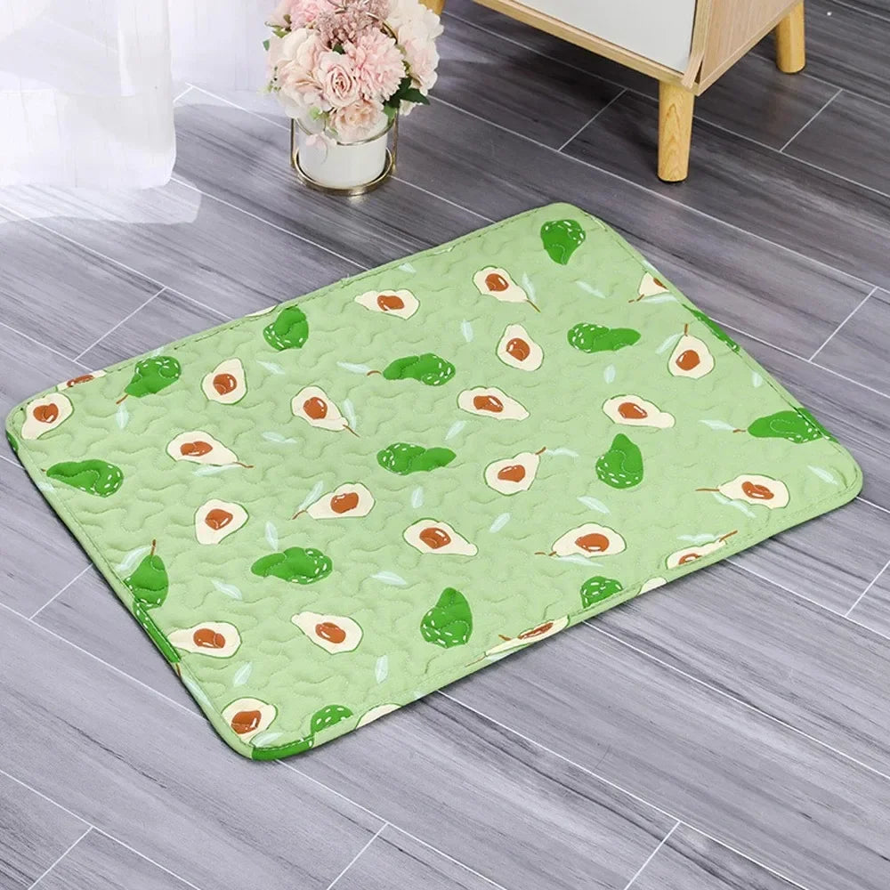 Ice Silk Pet Cooling Mat – Breathable Summer Bed for Dogs &  Cats