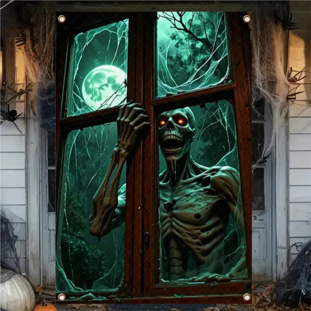 Halloween Curtain Banner