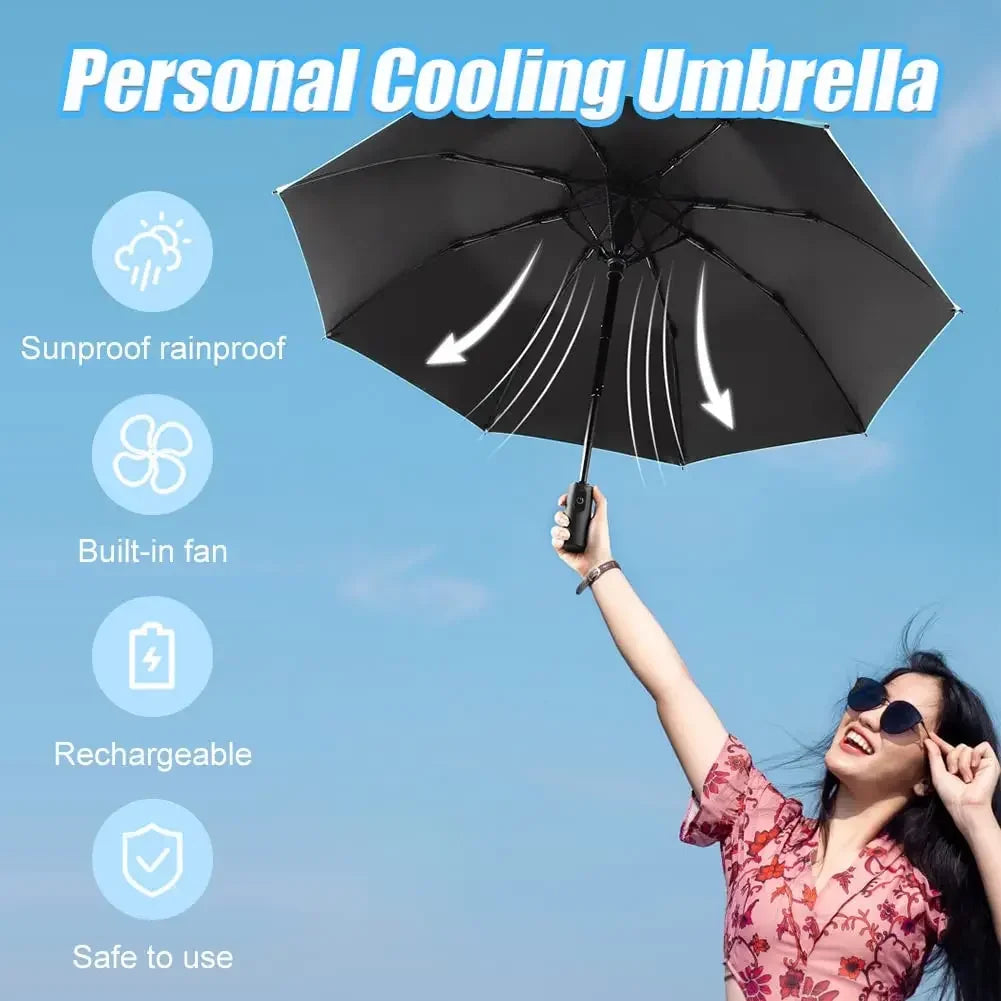 Sunbrella mit Fächernebel 